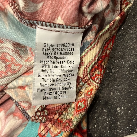 NWT Johnny Was hi-low tunic top size S - Picture 3 of 3